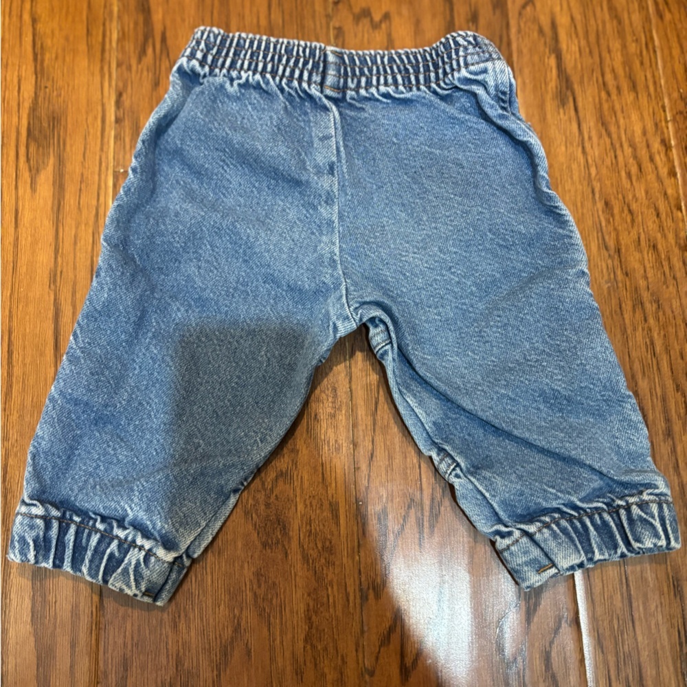 Vintage Liberty Baby Denim Joggers Size 12M Made in USA - Picture 5 of 11
